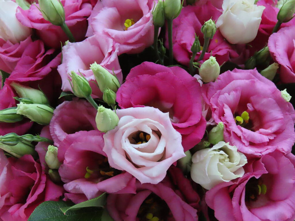 Bouquet de mariage de lisianthus - Photo, image