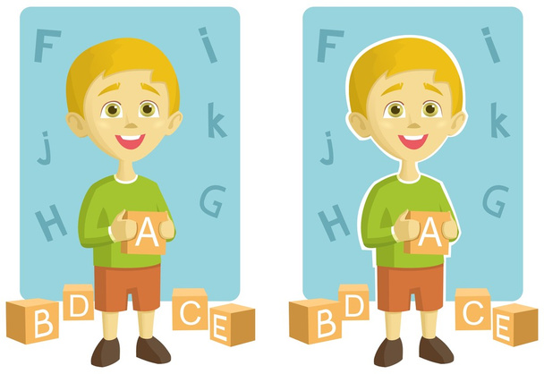 Learning Alphabet - Vector, Image