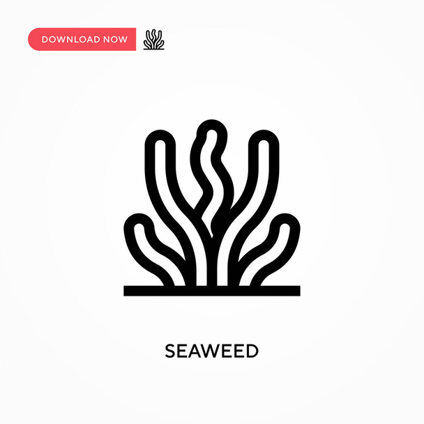Seaweed Simple vector icon. Modern, simple flat vector illustration for web site or mobile app - Vector, Image