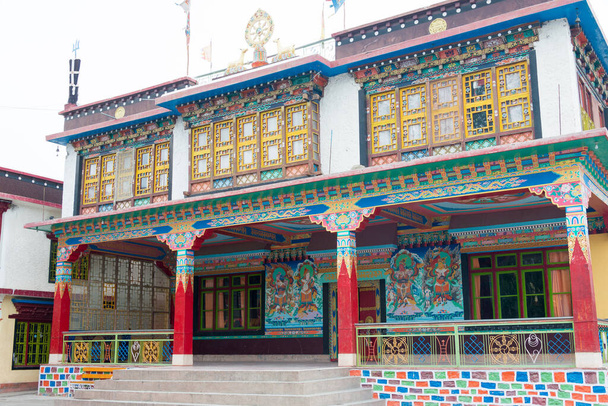 Ladakh, India - Karma Dupgyud Choeling Monastery in Choglamsar, Ladakh, Jammu and Kashmir, India. - Fotó, kép