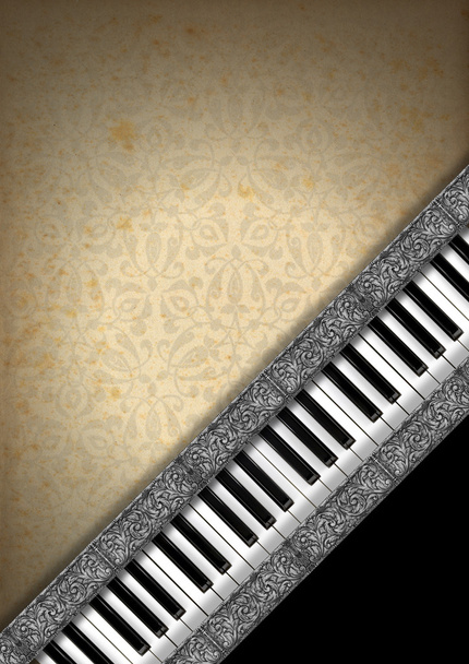 Винтажный музыкальный фон
 - Фото, изображение