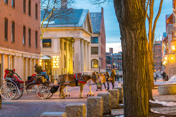 Історичний район центру Бостона (штат Массачусетс, США). - Фото, зображення