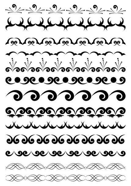 Векторные черные геометрические элементы для дизайна
 - Вектор,изображение