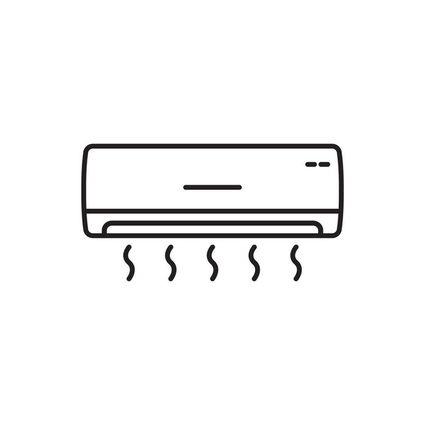 Air conditioner outline icon vector for your web site design, logo, app, UI. illustration - Vector, Image