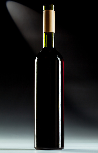 Single wine bottle - Foto, afbeelding