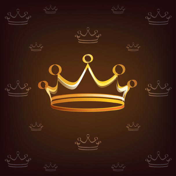 стилізований символ корони
  - Вектор, зображення