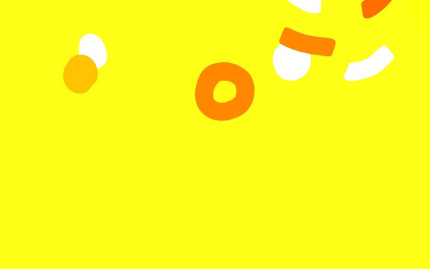 Fondo vectorial naranja claro con formas abstractas. Ilustración abstracta moderna con formas aleatorias coloridas. Diseño moderno para su tarjeta de visita. - Vector, Imagen