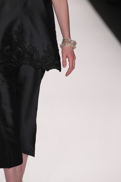 Model wearing Nino Lettieri designer dress - Foto, afbeelding