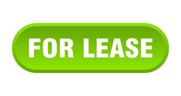 for lease button. rounded sign isolated on white background - Vektör, Görsel