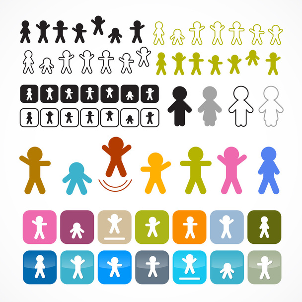 Man - People Icons - Vector, Image