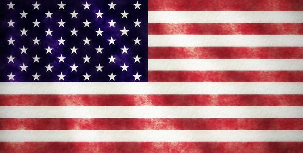 grunge Amerikaanse vlag - Foto, afbeelding