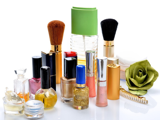 Items for decorative cosmetics and makeup - Photo, Image