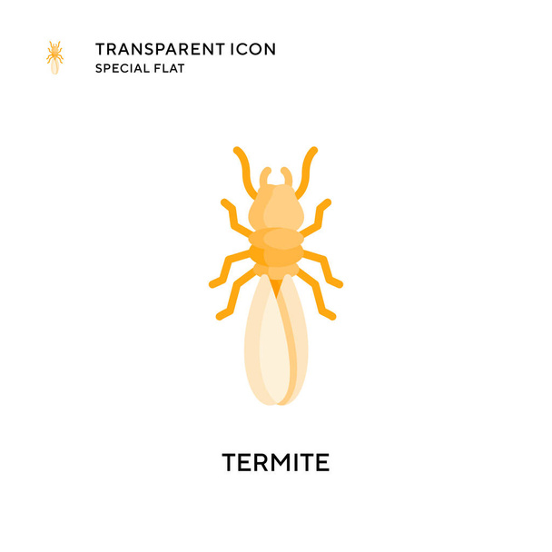 Termite vector icon. Flat style illustration. EPS 10 vector. - Vector, Image