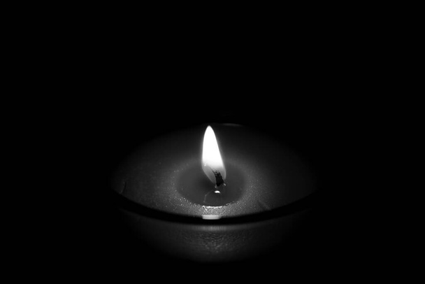 a candle flame fire - Photo, Image
