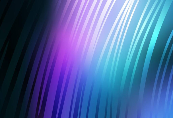 Rosa escuro, layout de vetor azul com linhas dobradas. Uma ilustração abstrata circunflexa com gradiente. Fundo para telas de telefone celular. - Vetor, Imagem