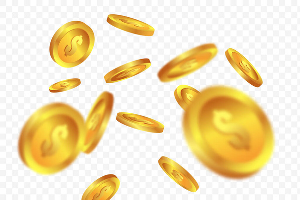 Gold coin splash bingo jackpot - Vettoriali, immagini