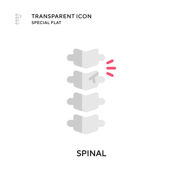 Spinal vector icon. Flat style illustration. EPS 10 vector. - Vector, Image