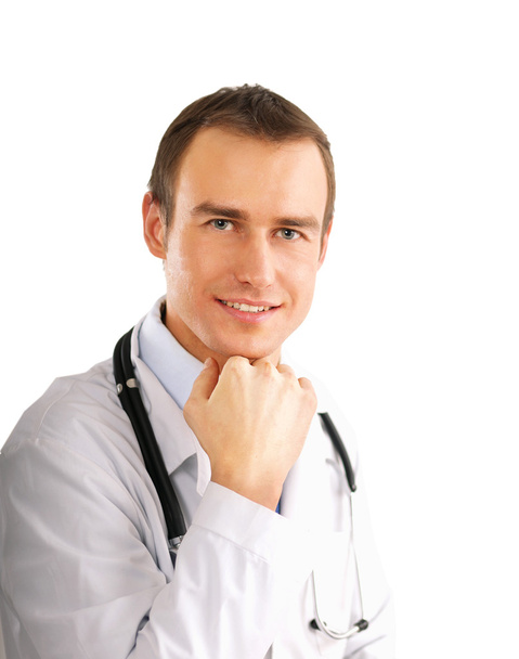 Doctor man with stethoscope - Foto, imagen