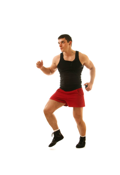 Male athlete running - Foto, afbeelding