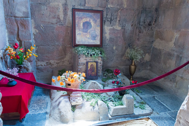 Mtskheta, Georgia - Monasterio de Jvari en Mtskheta, Mtskheta-Mtianeti, Georgia. Forma parte del Patrimonio de la Humanidad Monumentos Históricos de Mtskheta. - Foto, Imagen