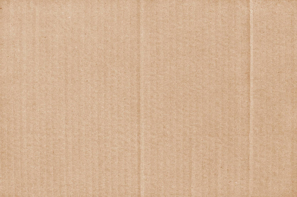 Cardboard sheet texture background, detail of recycle brown paper box pattern. - Photo, Image