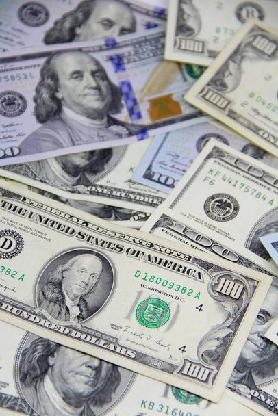 Banconote in dollari americani vista da vicino - Foto, immagini