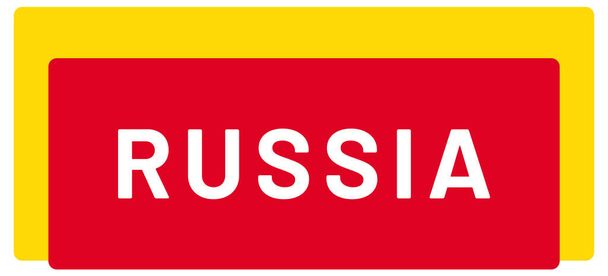 web Label Sticker Russia - Valokuva, kuva