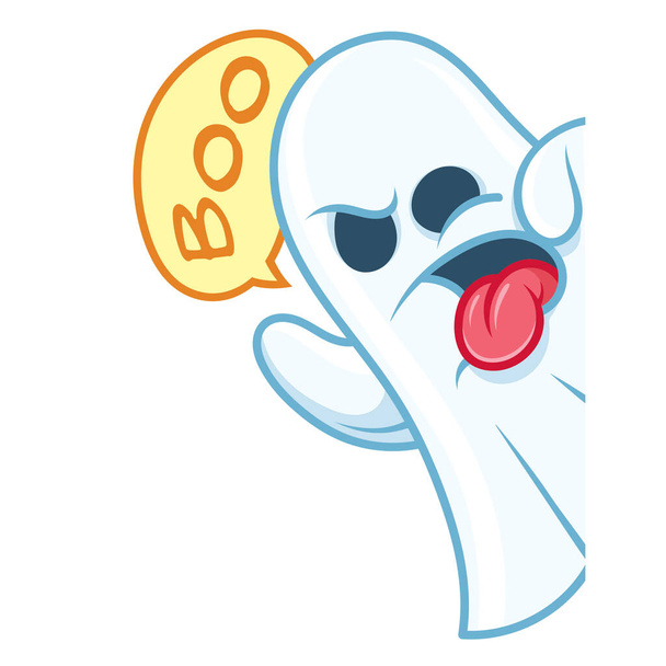 Halloween vector Character design Boo - Vector, Image