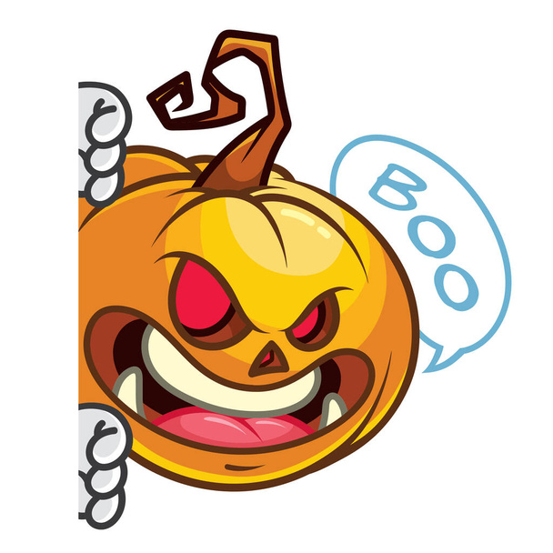 Halloween vecteur Caractère design Boo - Vecteur, image