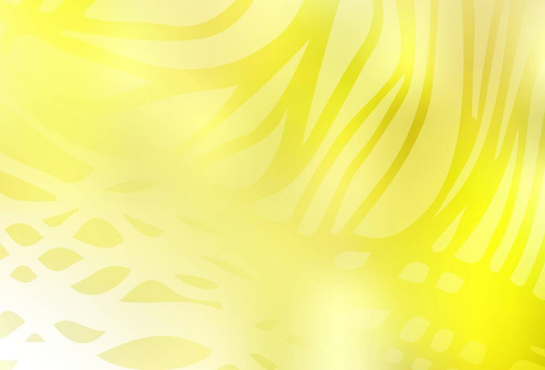 Luz amarillo vector colorido fondo borroso. Ilustración creativa en estilo semitono con gradiente. Fondo para un teléfono celular. - Vector, imagen