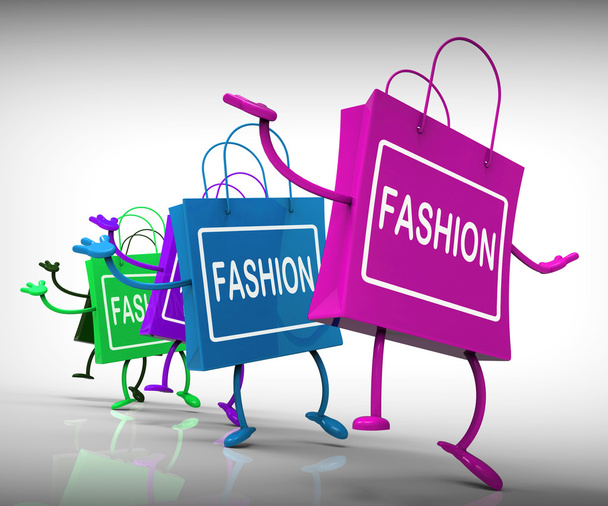 moda çanta trendleri, alışveriş ve tasarımları temsil eder. - Fotoğraf, Görsel