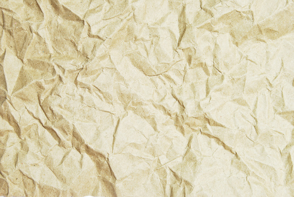 Crumpled recycle paper texture background - Photo, Image