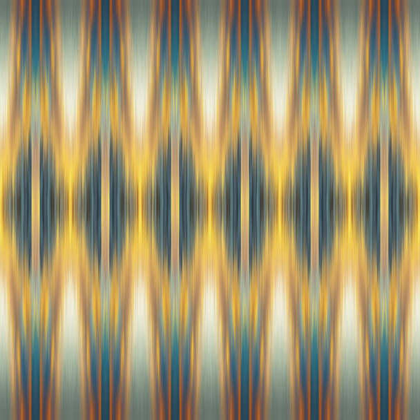 Ikat Abstract Blur Seamless Pattern Ethnic Swatch - Photo, Image