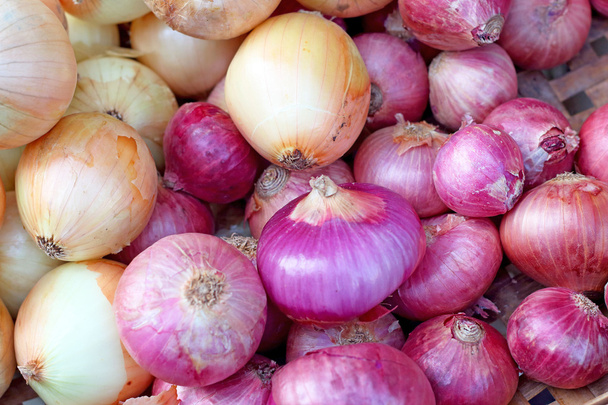 Shallot - asia red onion in market - Foto, Imagen