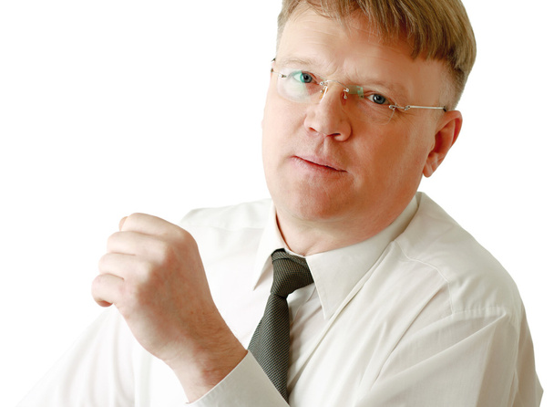 Portrait of man wearing glasses - Fotoğraf, Görsel