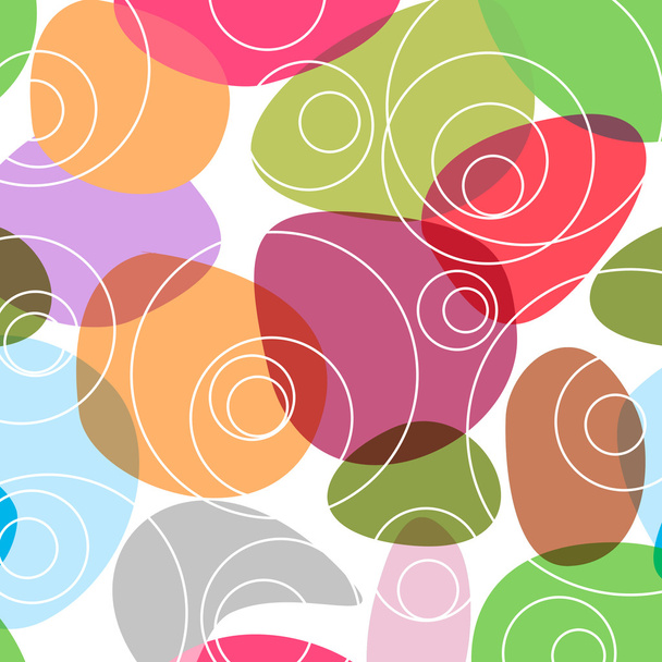 Colourful Random Circles Background - Photo, Image