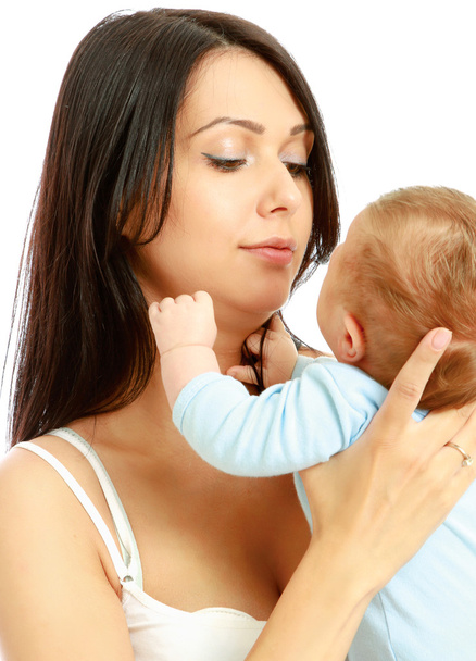 Любляча мати з немовлям
 - Фото, зображення