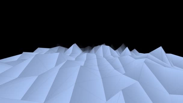 Açık gri renkte hiç bitmeyen dağ rahatlığının animasyonu. - Video, Çekim