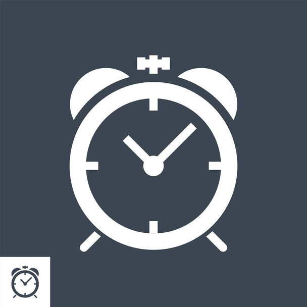 Campaign Timing Vector Glyph Icon - Vektor, obrázek