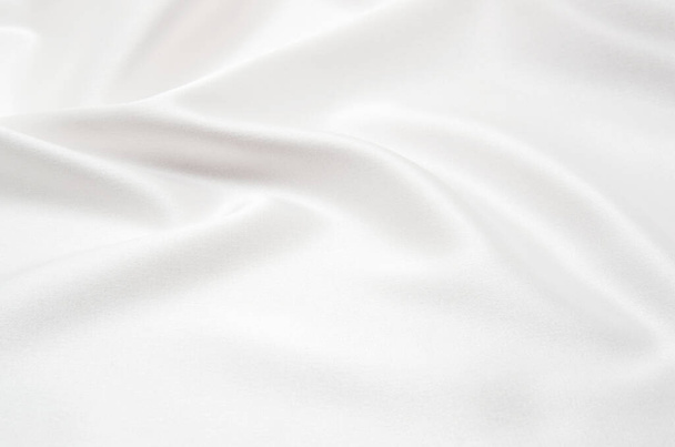 white satin fabric as background - Fotografie, Obrázek