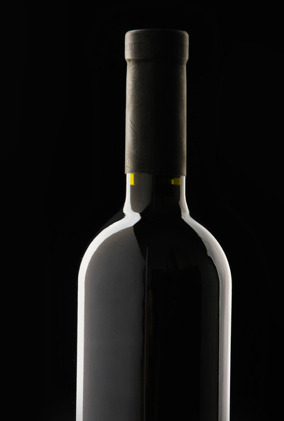 rode wijnfles - Foto, afbeelding