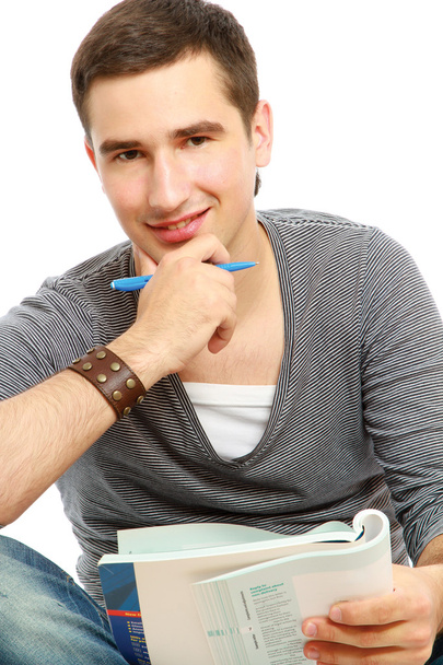 Young man studying - 写真・画像