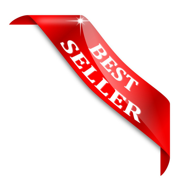 Coin rouge avec les mots "best seller"
" - Photo, image