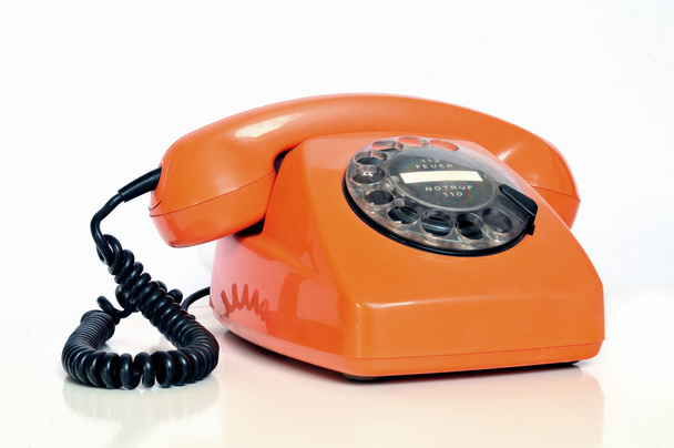 Teléfono naranja
 - Foto, imagen