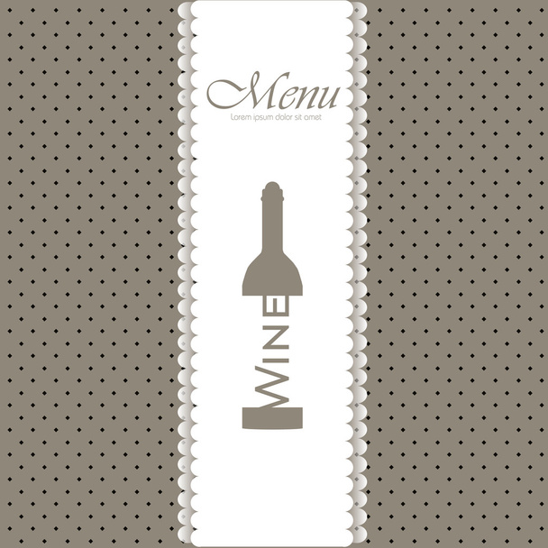 Restaurant  menu vector design template - Вектор,изображение