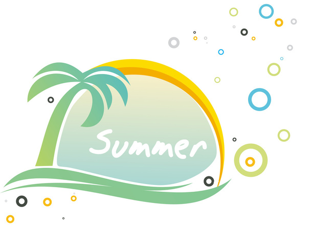 Summer design - Vector, afbeelding