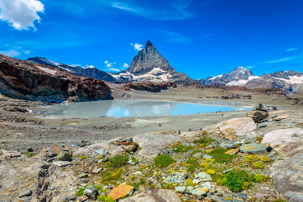 Matterhorn Trockener Steg Zermattissa - Valokuva, kuva