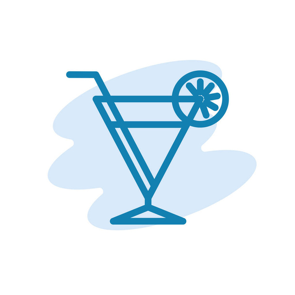 Ілюстрація Векторна графіка ікони зі скла. Підходить для напоїв, алкоголю, святкування тощо
. - Вектор, зображення