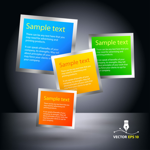 stickers - Vector, afbeelding