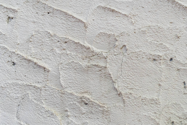 Muro di cemento bianco con struttura in stucco - Foto, immagini